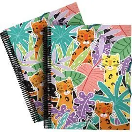 Carpeta 30 Fundas Maxiplas Pp Freelife 22 Leopar