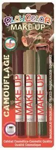 Maquillaje Make Up Blister Pocket 3 Colores Camouf