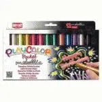 Tempera Solida Playcolor Metallic Pocket 12 Colore