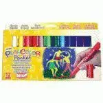 Tempera Solida Playcolor Pocket Estuche 12 Colores
