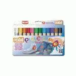 Tempera Solida Playcolor Textil Pocket 12 Colores