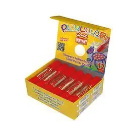 Tempera Solida Playcolor Basic One Rojo