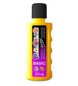 Pintura Playcolor Acrylic Basic 250 Ml Amarillo