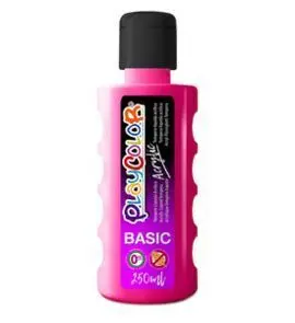 Pintura Playcolor Acrylic Basic 250 Ml Magenta