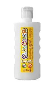 Tempera Playcolor Liquid Basic 250 Ml Blanco