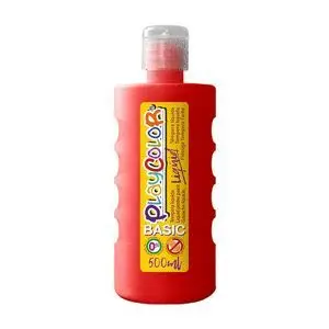 Tempera Playcolor Liquid Basic 500 Ml Rojo