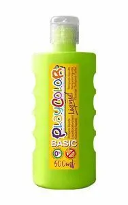 Tempera Playcolor Liquid Basic 500 Ml Verde Claro