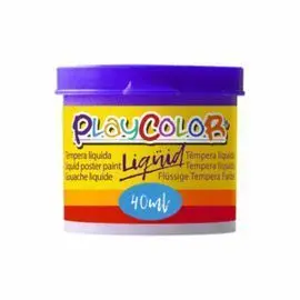 Tempera Playcolor Liquid 40 Ml Monocolor Violeta 6