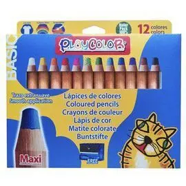 Lapiz Playcolor Maxi Basic 12 Colores