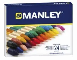Caja 24 Ceras Manley
