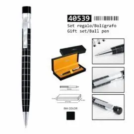 Boligrafo Perona Negro 40539