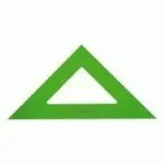 Escuadra Faber 16Cm Verde 566-16
