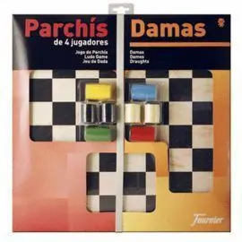 Tablero Grande Parchis 4/Damas C/Acces