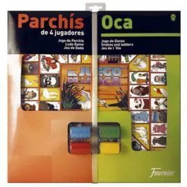 Tablero Parchis/Oca +Accs 40X40 Fournier Ref: F29467