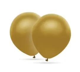 Globos 35 cm Ø Bolsa-Solapa 20 uds Helio Metalizad