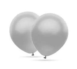 Globos 35 cm Ø Bolsa-Solapa 20 uds Helio Metalizad