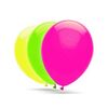 SET 6 BOLSAS 50 GLOBOS 20CM FLUORESCENTE SURTIDOS