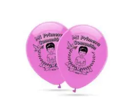 Globos 30 cm Ø Bolsa-Solapa 10 Unidades Comunion R