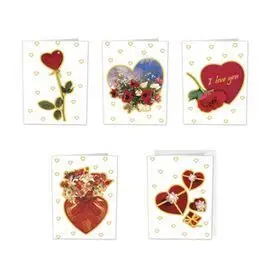 Expositor 25 Tarjetas Mini Card + Sobre Romantic o
