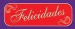 Etiqueta Adhesiva Rojas Felicidades Rollo 250 Unid