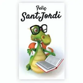 Rollo 250 Etiquetas Sant Jordi Catalan 81