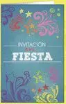 Invitacion Fiesta Cumpleaños Estrellas Blister 8 u