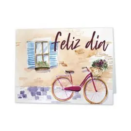 Tarjeta Mini Card Bicicleta Feliz Dia