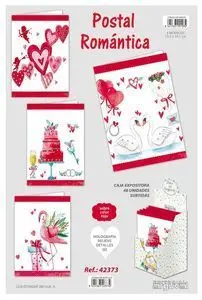 Postal Romantica (4 Modelos) 13X19