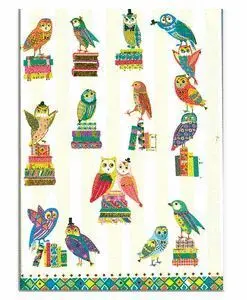 Mini Cuaderno Notas Buhos Turnowsky (14. 5X10. 5)