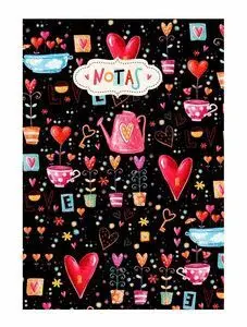 Cuaderno Notas A6 Corazones (10. 5X14. 8)