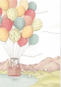 Postal Turnowsky Globo con Globos