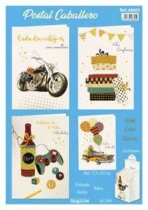 Postal Caballero 48 Unidades Surtidas