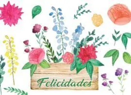 Mini Card Flores Felicidades