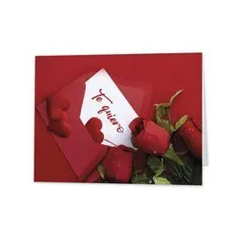Expositor 25 Tarjetas Mini Card Sobre te Quiero 66