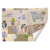 EXPOSITOR 25 ROLLO PAPEL REGALO KRAFT LAVANDA 70X1