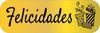 ETIQUETAS ORO FELICIDADES 250 UNIDADES