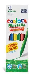 Ceras Plastello 6 Colores