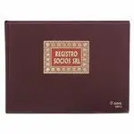 Libro Contabilidad Fº Apaisado 100H Registro Socio