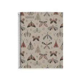 Cuaderno Reciclado A4 Cuadro 5Mm 80H Ecobutterfly