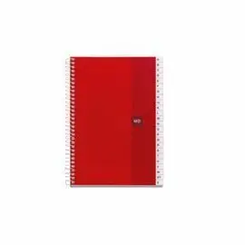 Libreta Indice 4º Cromatic 100H Rojo