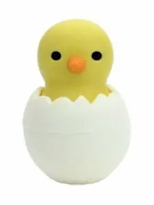 Gomas de Borrar Puzzle Pollito Amarillo Bolsa 10 u