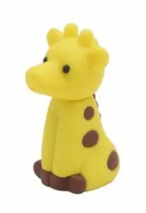 Gomas de Borrar Puzzle Jirafa Amarillo Bolsa 10 un