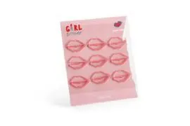 Pack 9 Clips Labios Rosa Girl Power