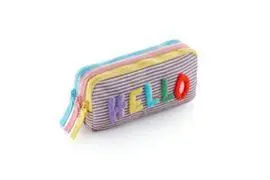 Estuche Portatodo Triple Hello Mr Gris