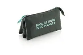 Portatodo Triple Nylon Reciclado Color Verde Ecoal