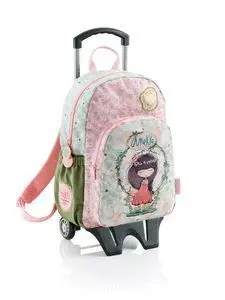 Mochila Doble Compartimento con Carro Nature Anekk