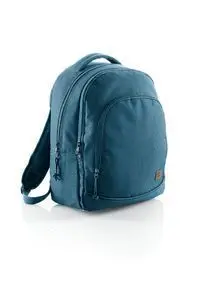 Mochila Triple Compartimento Reforzada Azul Petrol