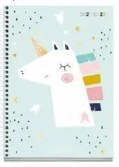 Agenda Escolar Carton Unicornio 15X21,3Cm Sv Cat/I