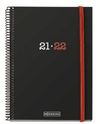 AGENDA ESCOLAR POLIPROPILENO COLLEGE NEGRO11,7X17,