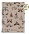 AGENDA ESCOLAR RECICLADO ECO BUTTERFLY 11,7X17,4CM